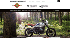 Desktop Screenshot of musciacchiomoto.it